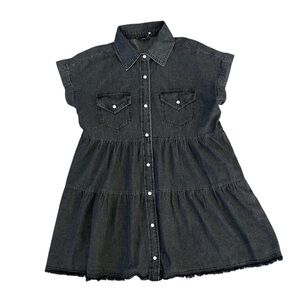 Vici Black Denim Dress